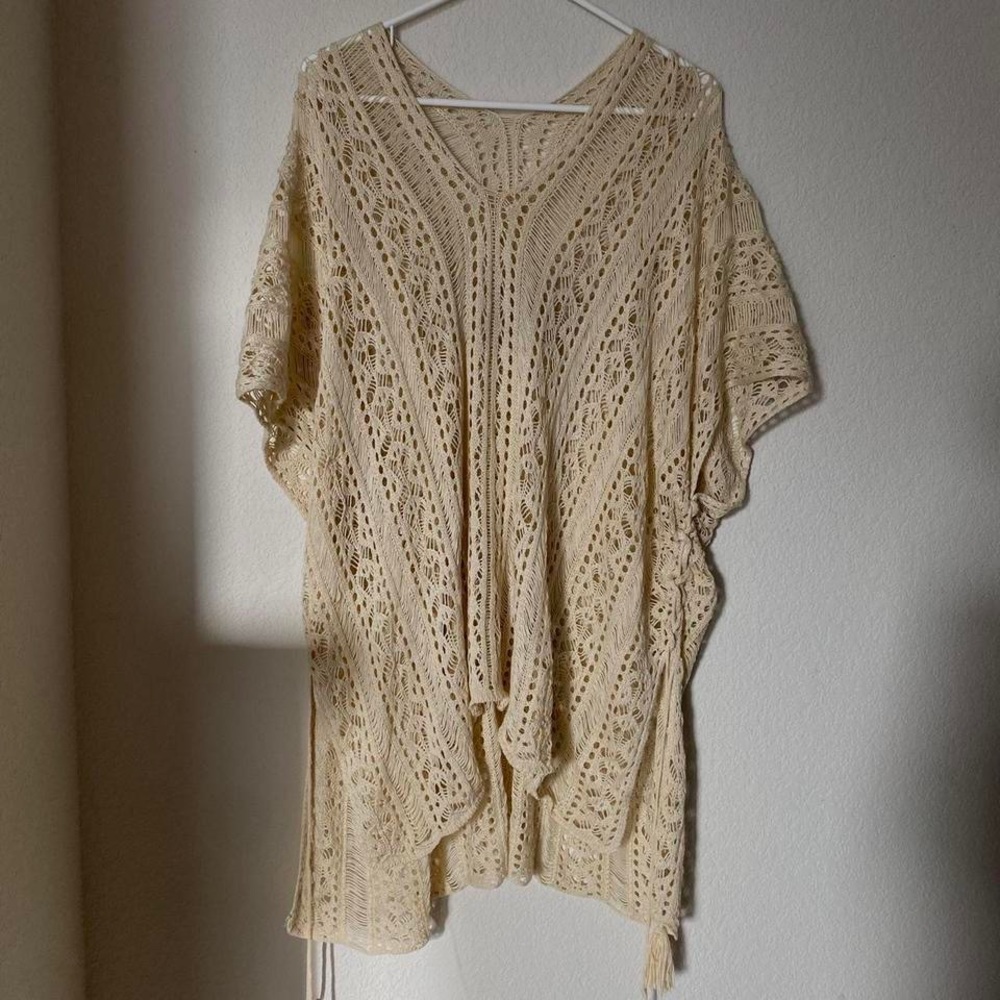 bohemian crochet tunic / Pancho